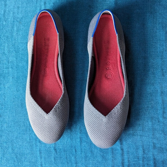 rothys grey birdseye